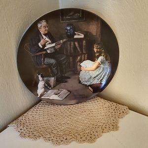 "The Storyteller" by Norman Rockwell